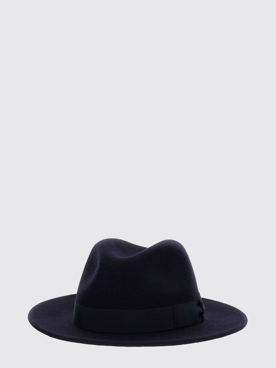 Borsalino Wide-Brimmed Wool Felt Panama Hat