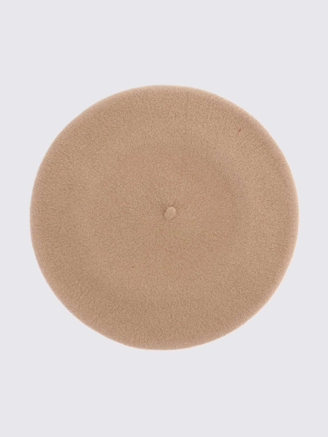 Borsalino Pure Wool Beret with Applied Logo