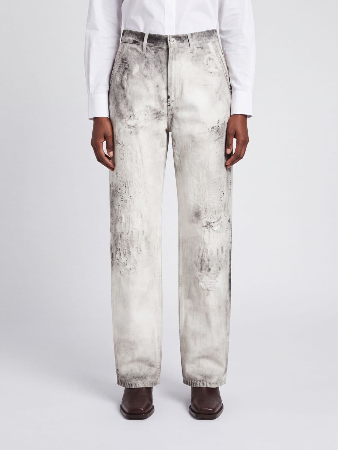 Camper Jeans Woman color White