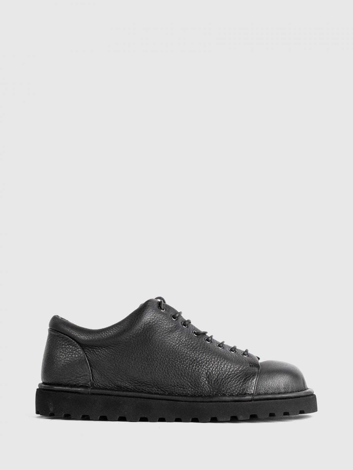 Marsèll Pallottola Tumbled Leather Derby Shoes with Notched Sole