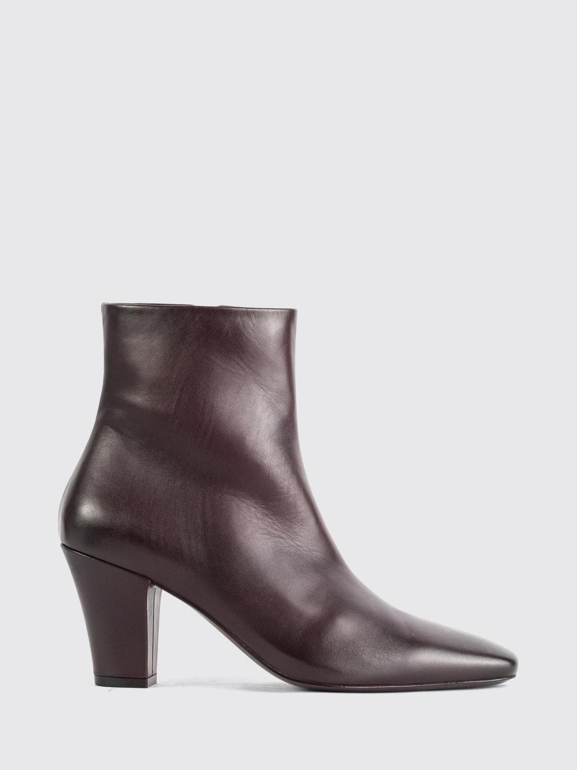 Marsèll Figura Smooth Leather Ankle Boots with Tapered Toe and Stiletto Heel