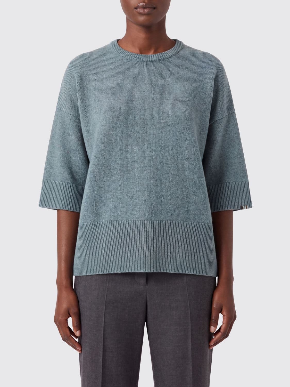 Extreme Cashmere Short-Sleeved 100% Cashmere Crewneck Jumper