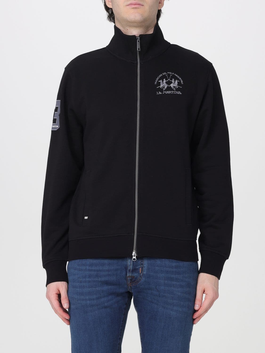 La Martina Sweater Men color Black