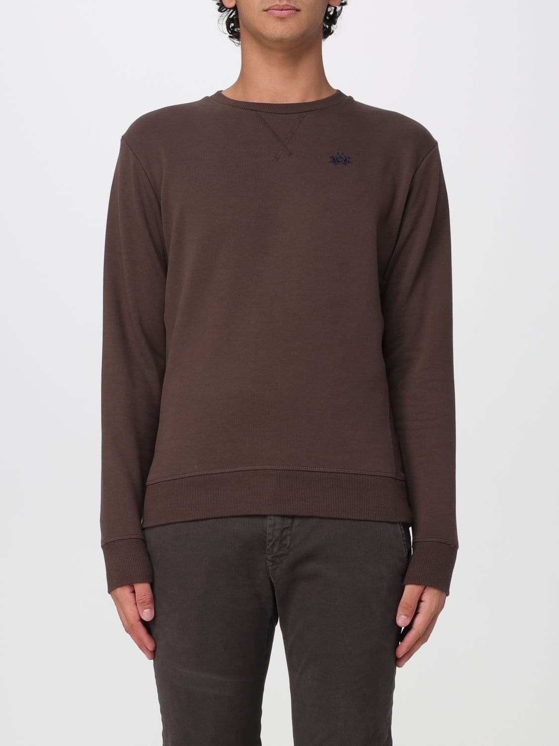 La Martina Sweater Men color Brown