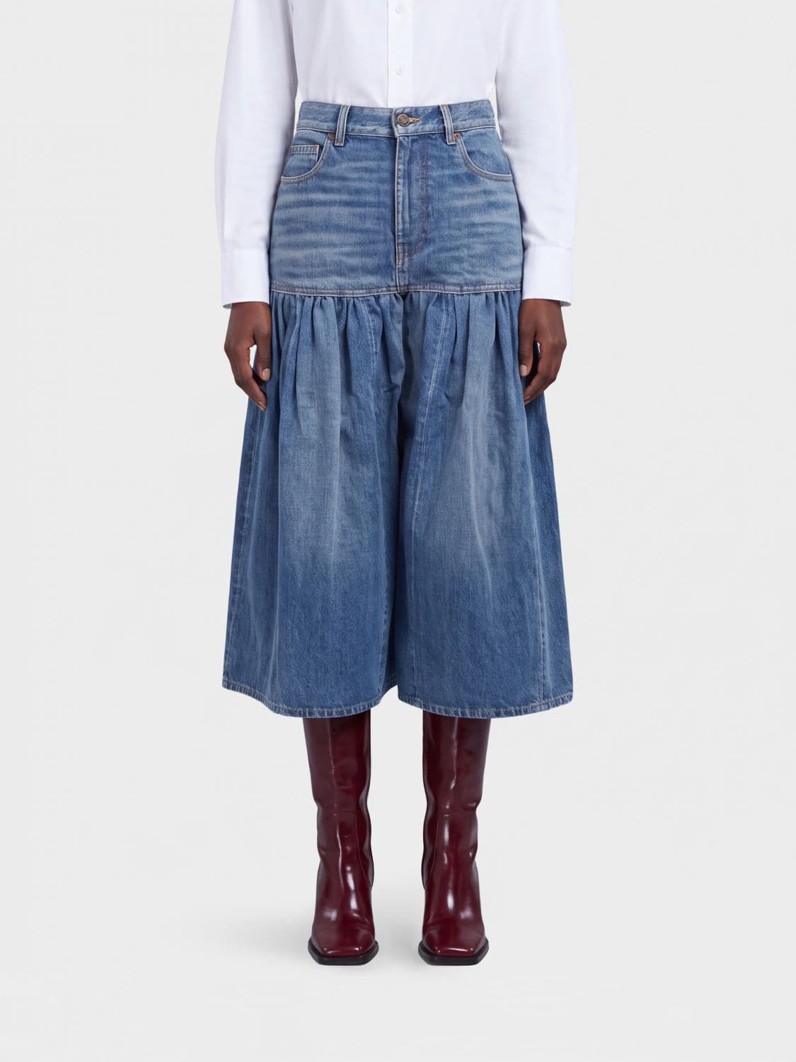 Chloé Shorts Woman color Denim