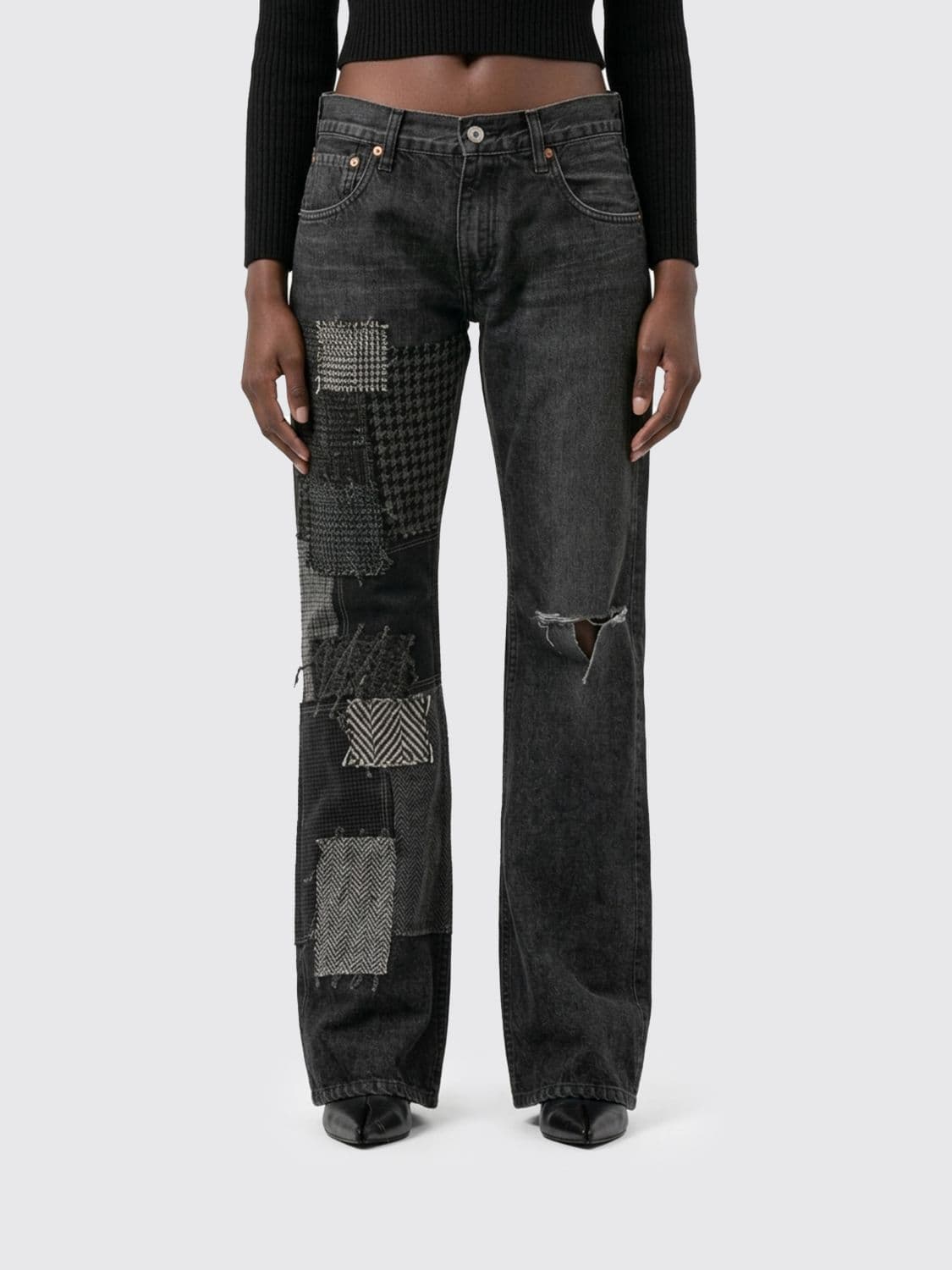 Junya Watanabe Jeans Woman color Black