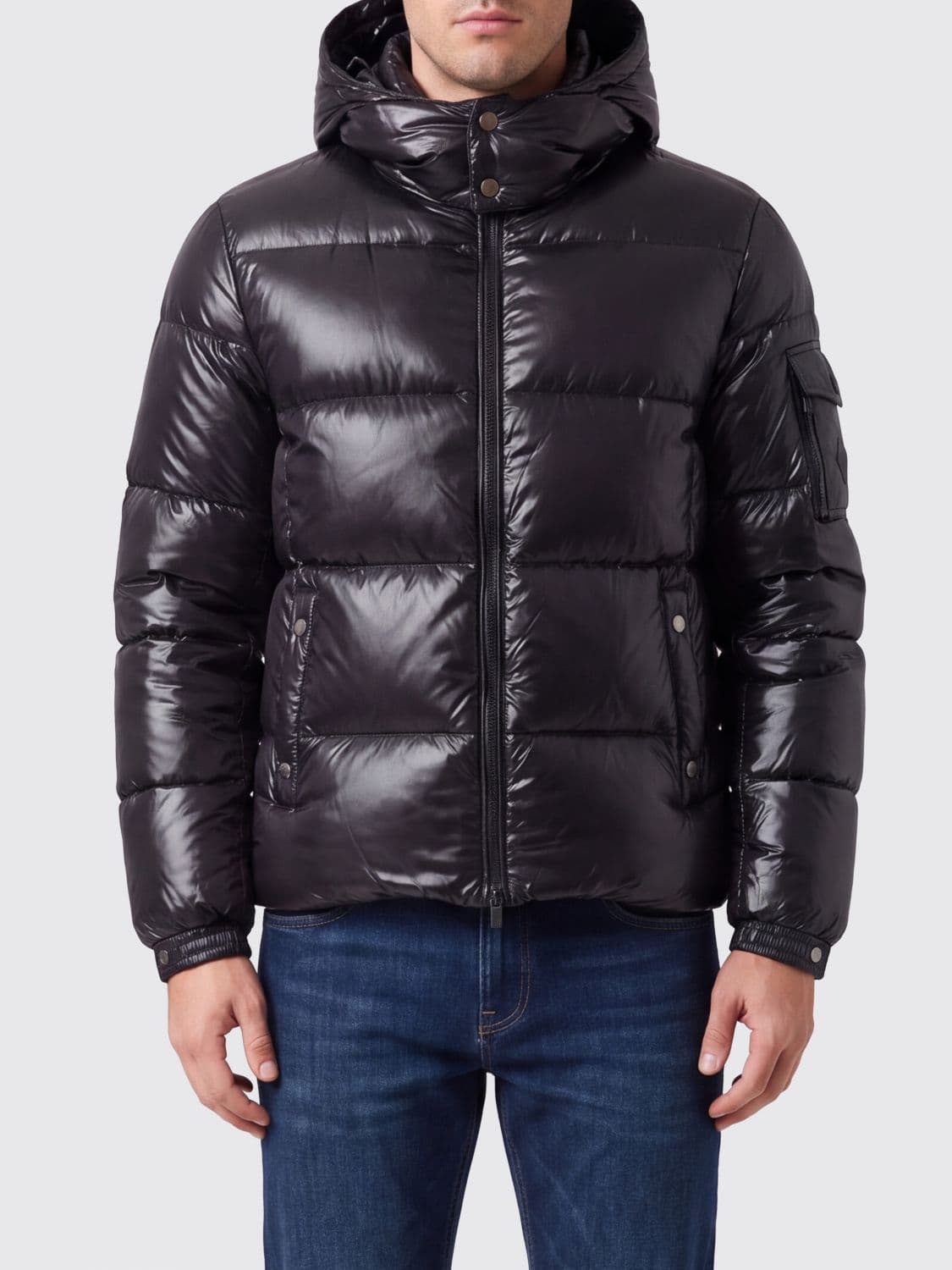 Tatras Quilted Waterproof Nylon Hooded Down Jacket