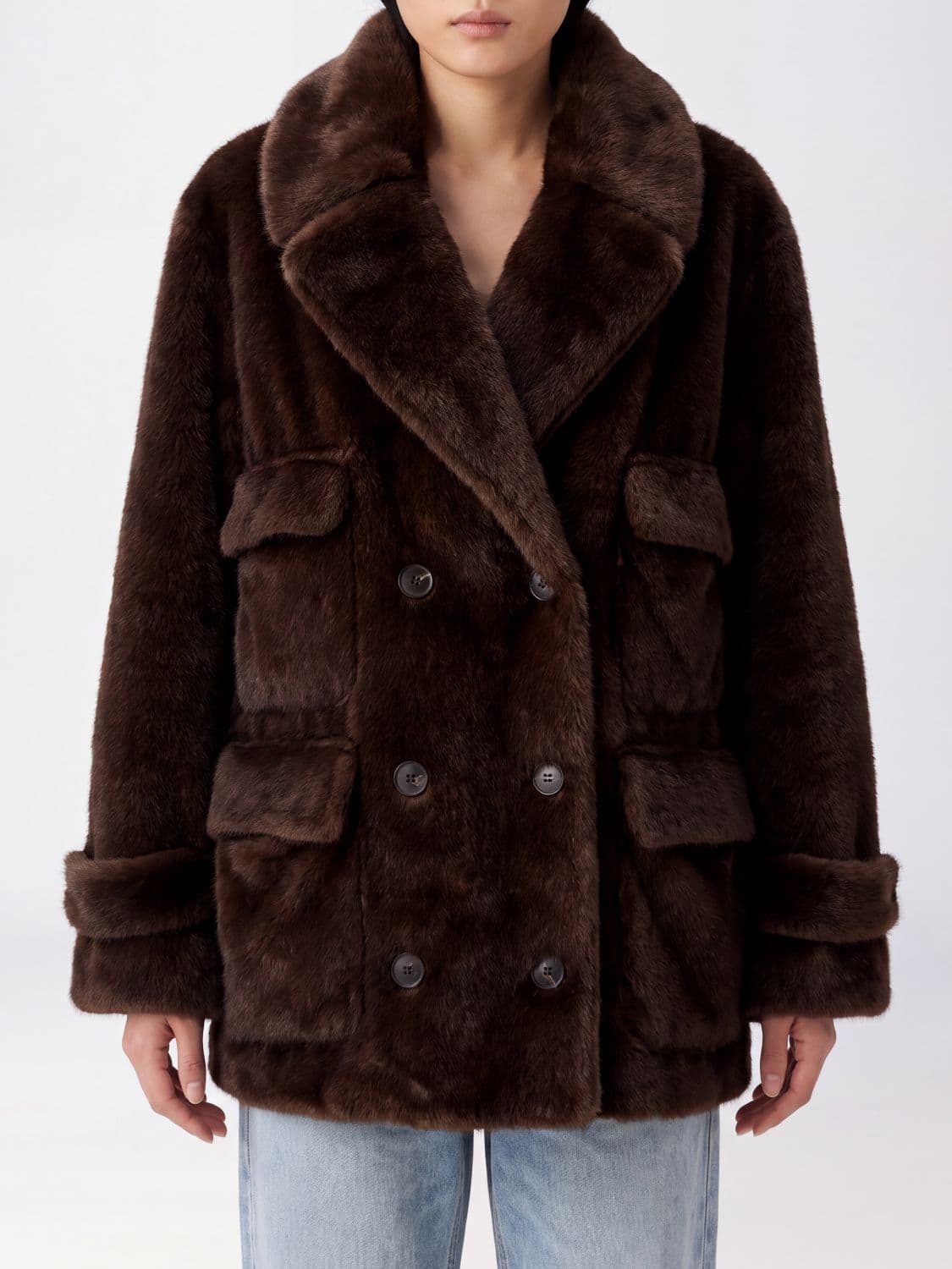 Sword 6.6.44 Coat Woman color Brown
