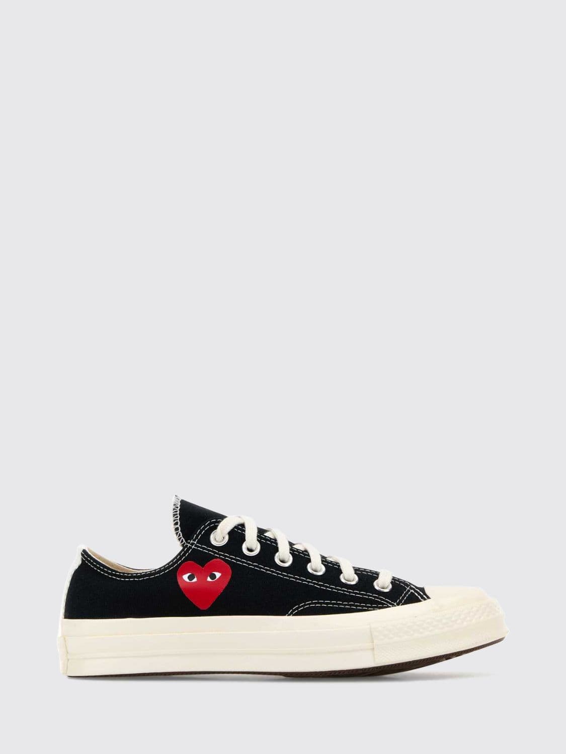 Comme Des Garçons Play X Converse Chuck 70 Low-Top Canvas Sneakers with Logo Print