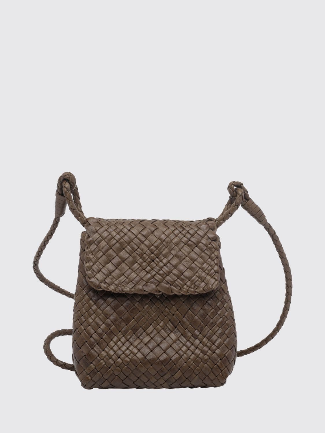 Ibeliv Romance Woven Calfskin Leather Mini Crossbody Bag