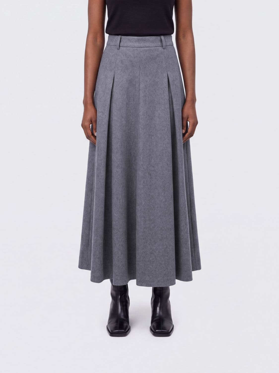 By Malene Birger Skirt Woman color Grey