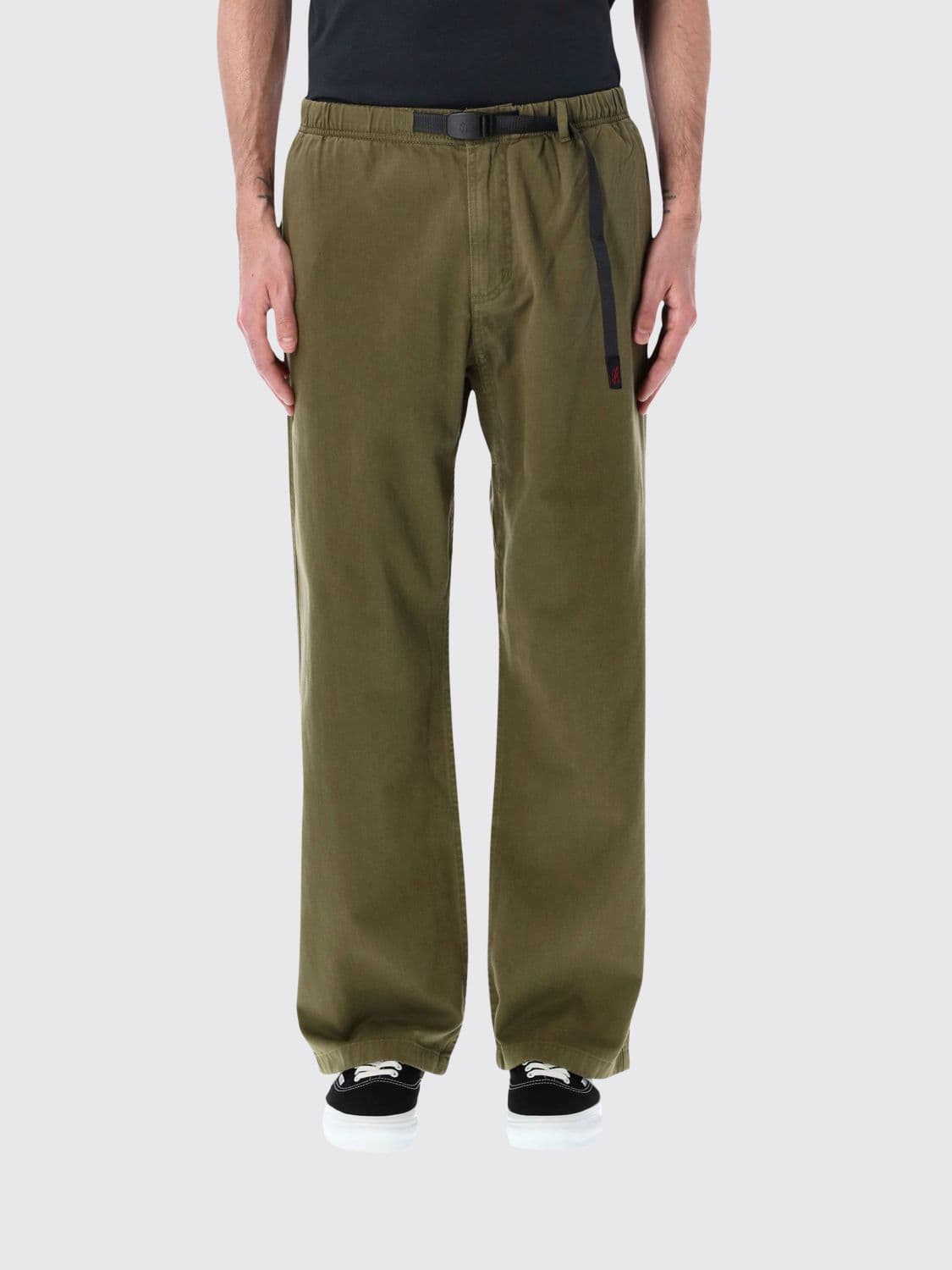 Gramicci Wide Leg Cotton Drawstring Trousers with America Pockets