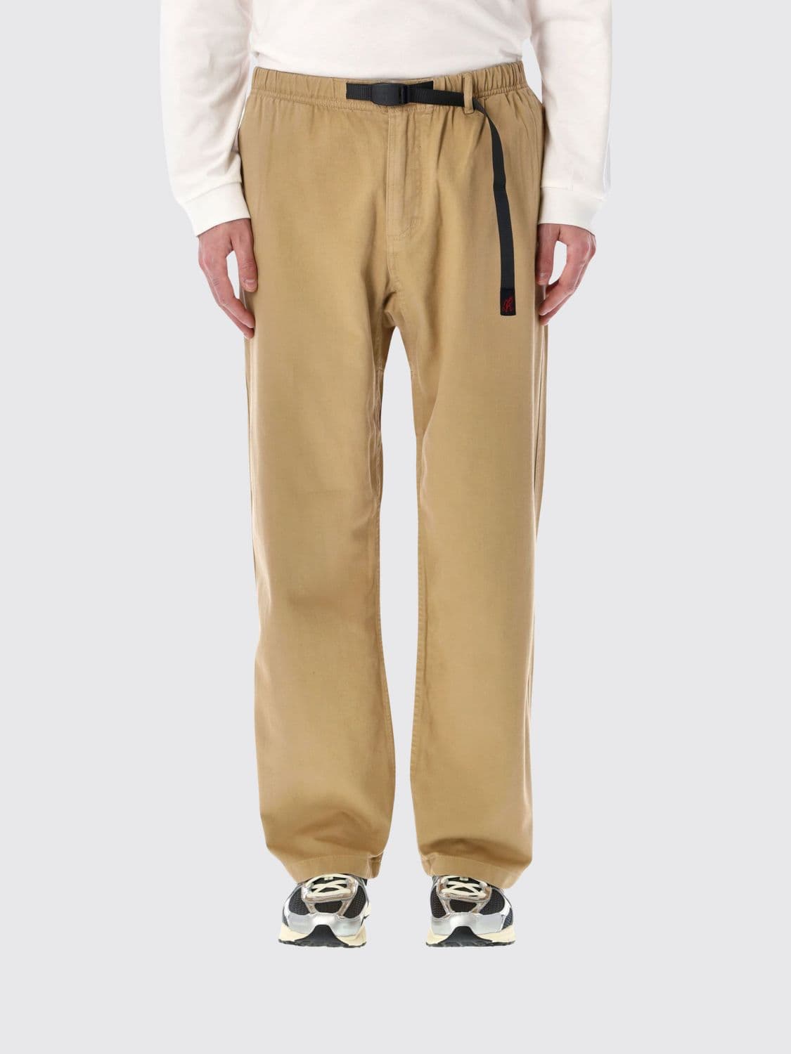 Gramicci Wide Leg Cotton Drawstring Trousers with America Pockets