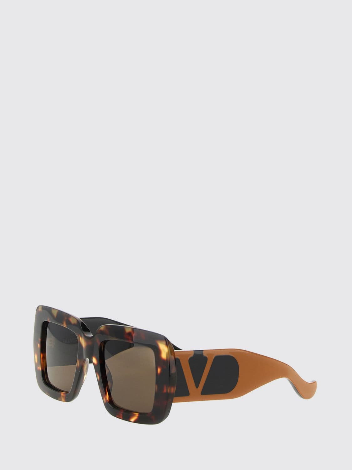 Valentino Garavani VLogo Butterfly Sunglasses in Tortoiseshell Acetate