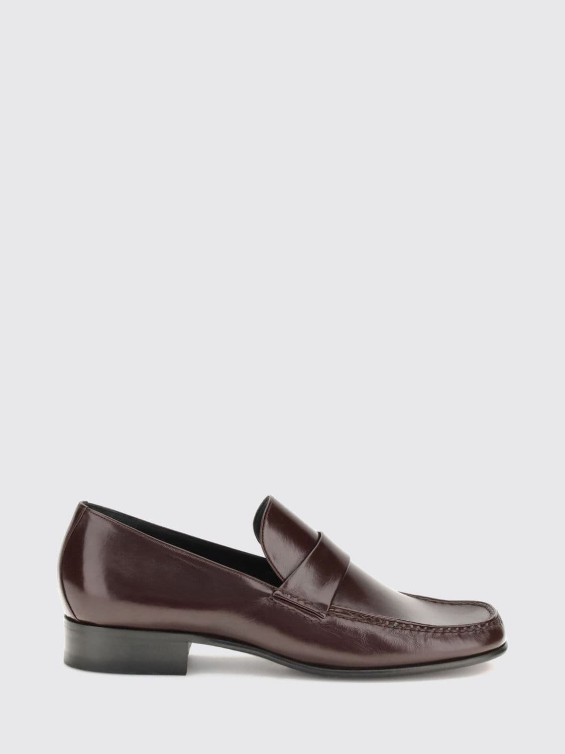 Phoebe Philo Penny Loafers in Smooth Calfskin with Round Toe