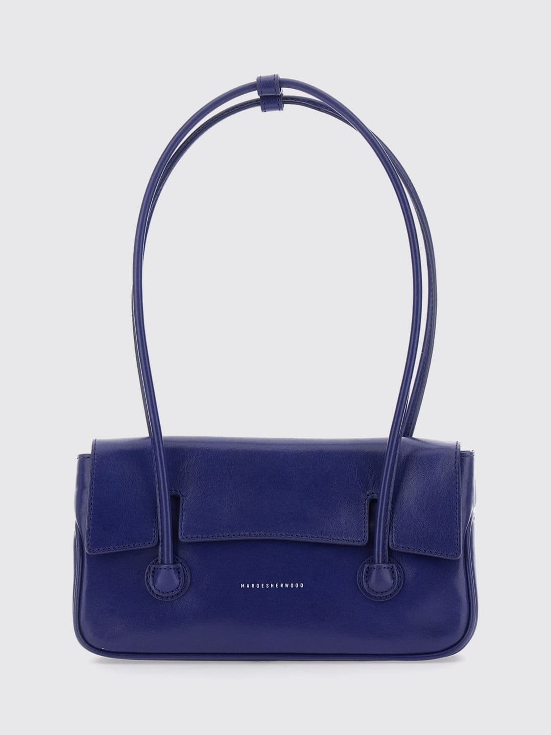 Marge Sherwood Mini Shoulder Bag in Smooth Cowhide with Double Handle