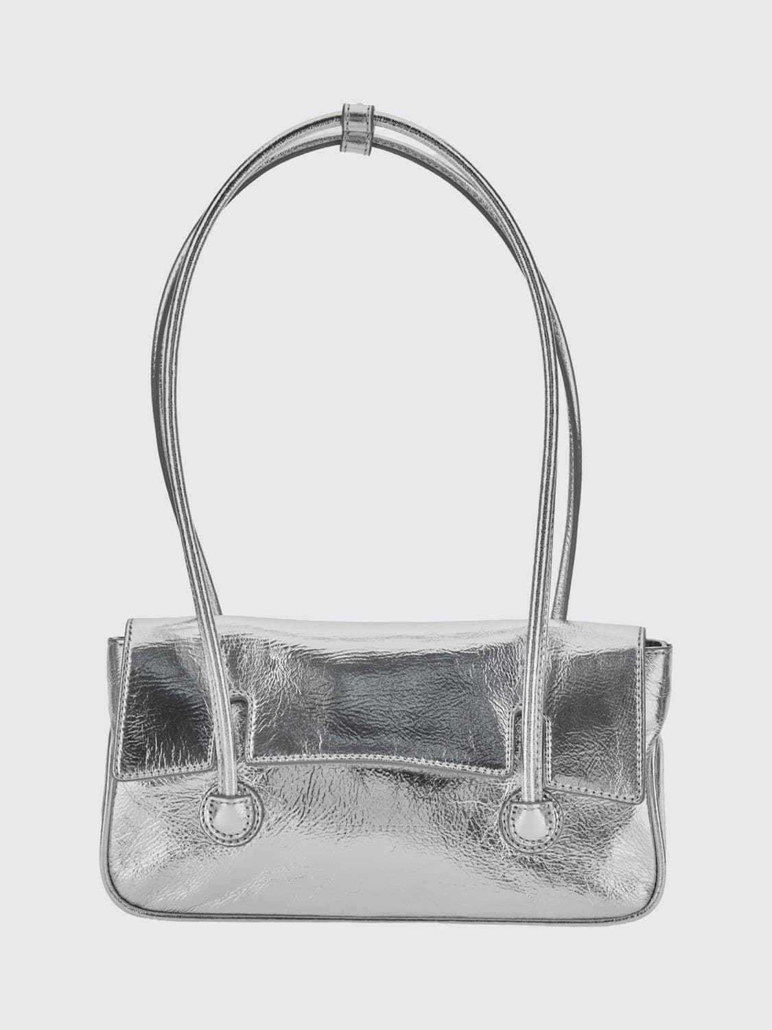 Marge Sherwood Mini Shoulder Bag in Smooth Cowhide with Double Handle