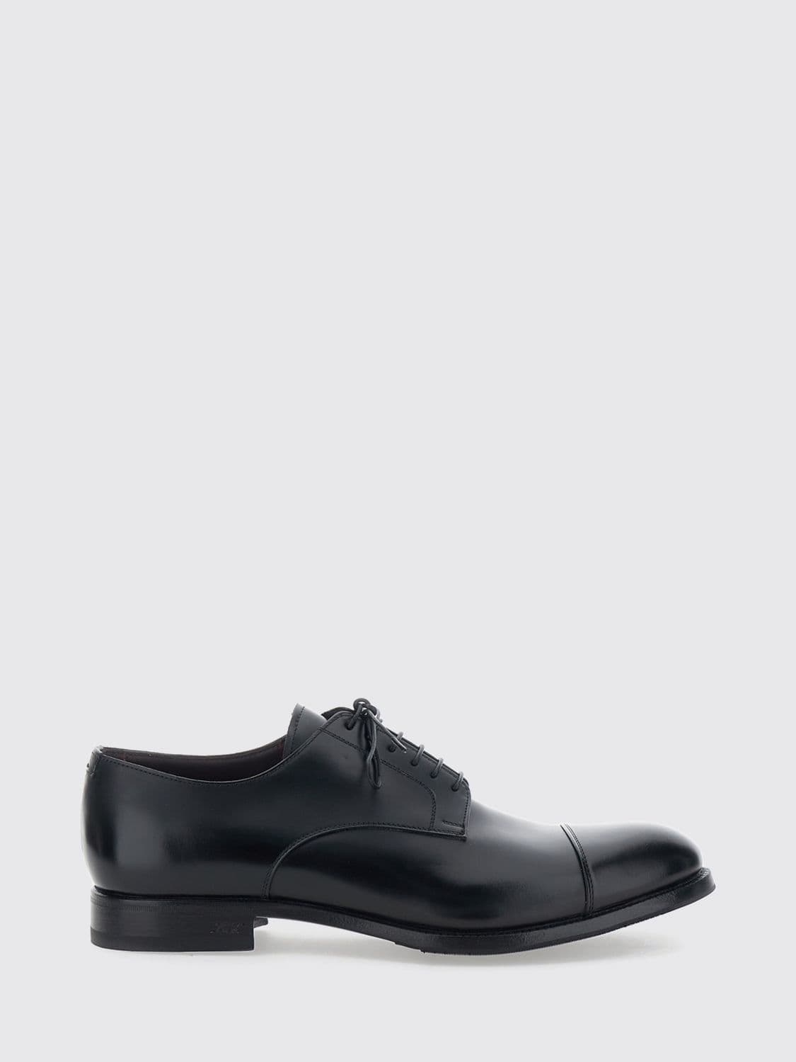 Lidfort Men's Smooth Leather Oxford Lace-Up Shoes