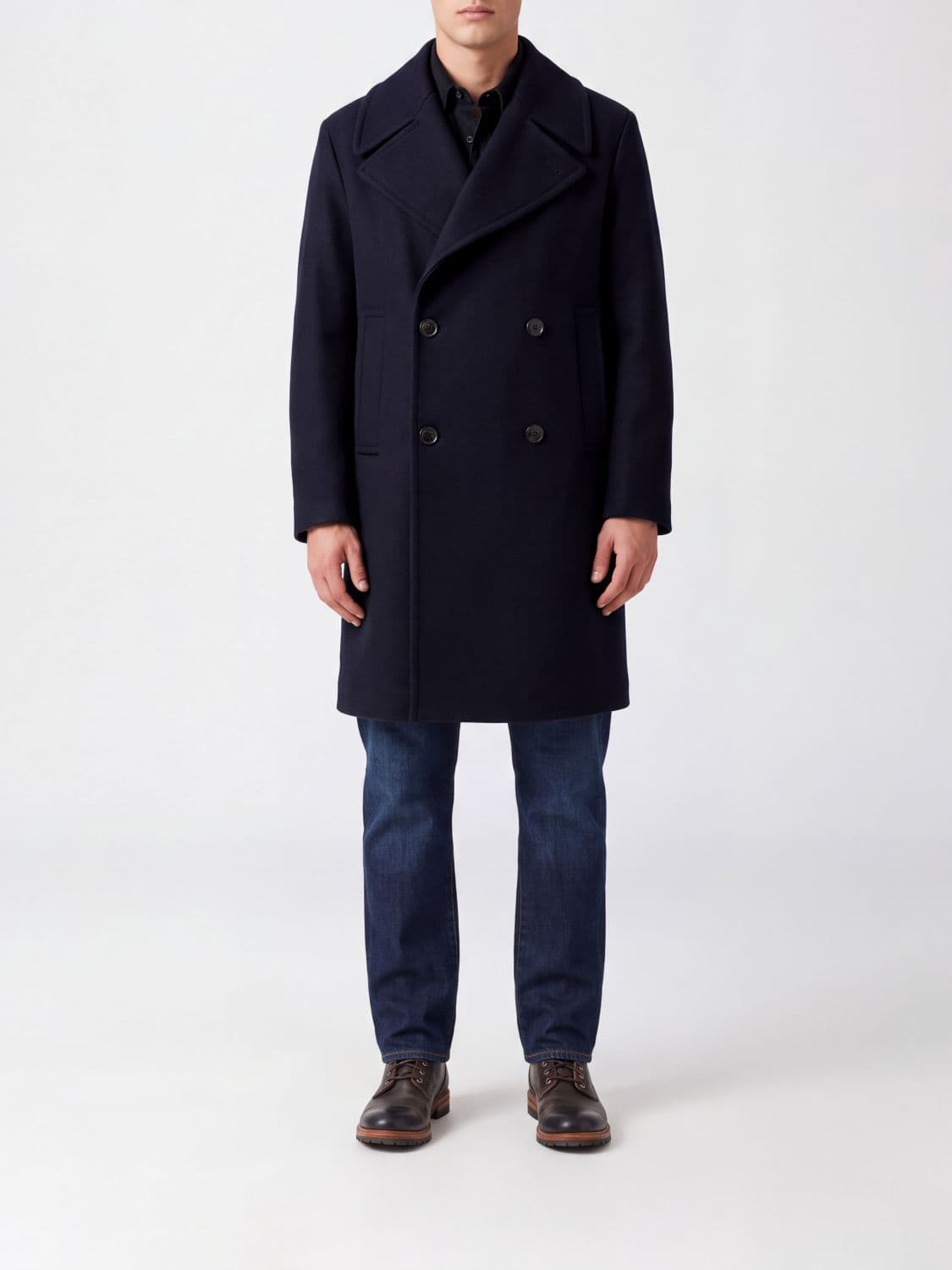 Sunflower Coat Men color Blue