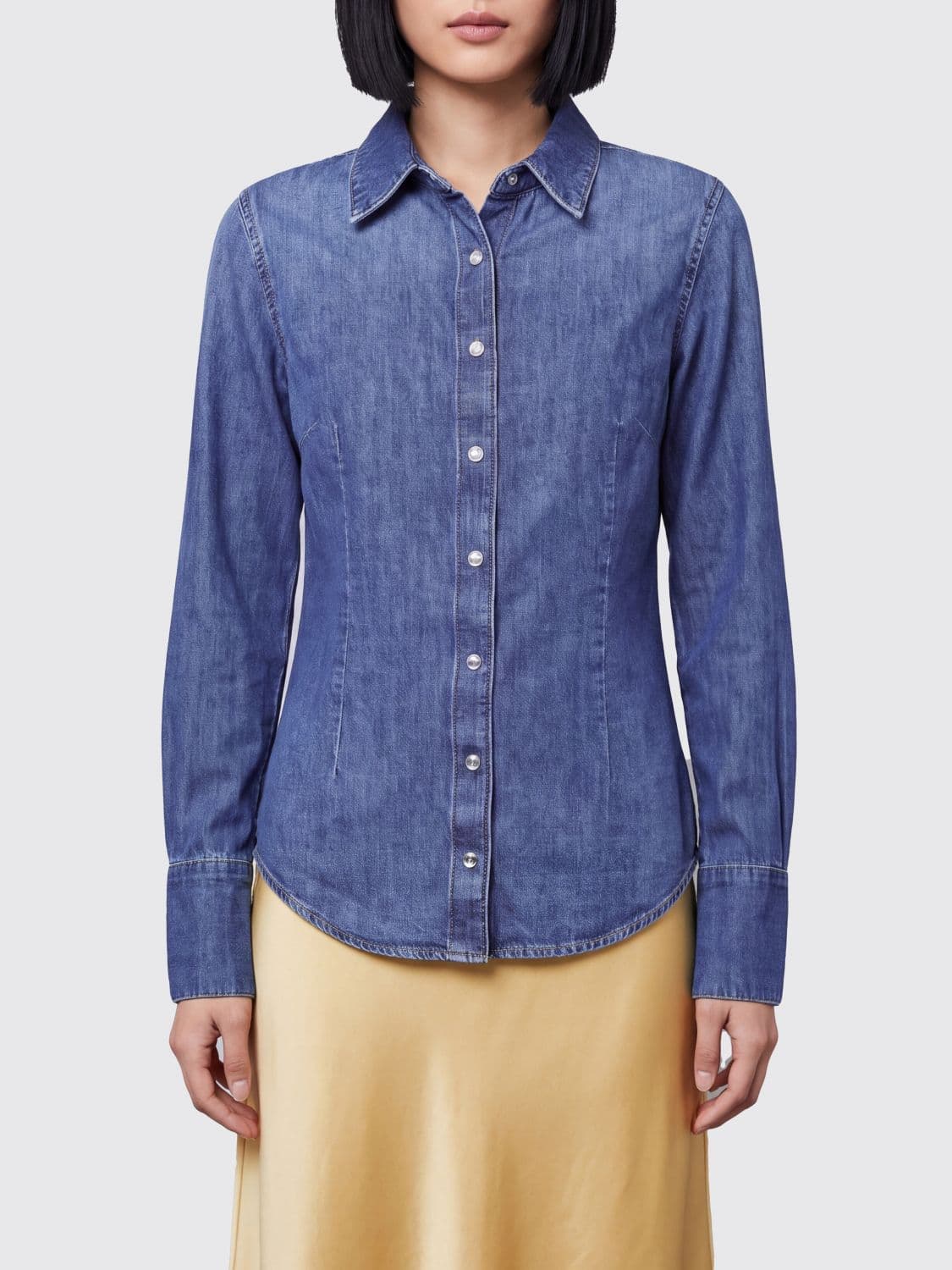 7 For All Mankind Shirt Woman color Blue
