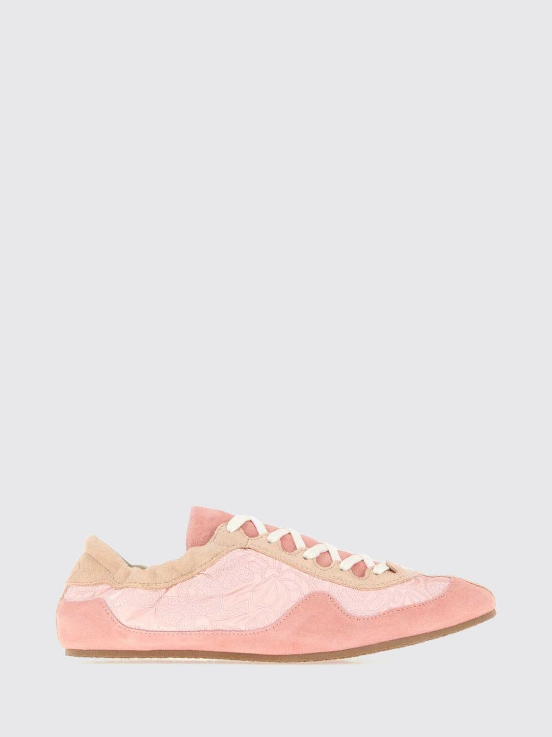 Cecilie Bahnsen CBBlaise Trainers in Polyester and Suede with Two-Tone Embroidery