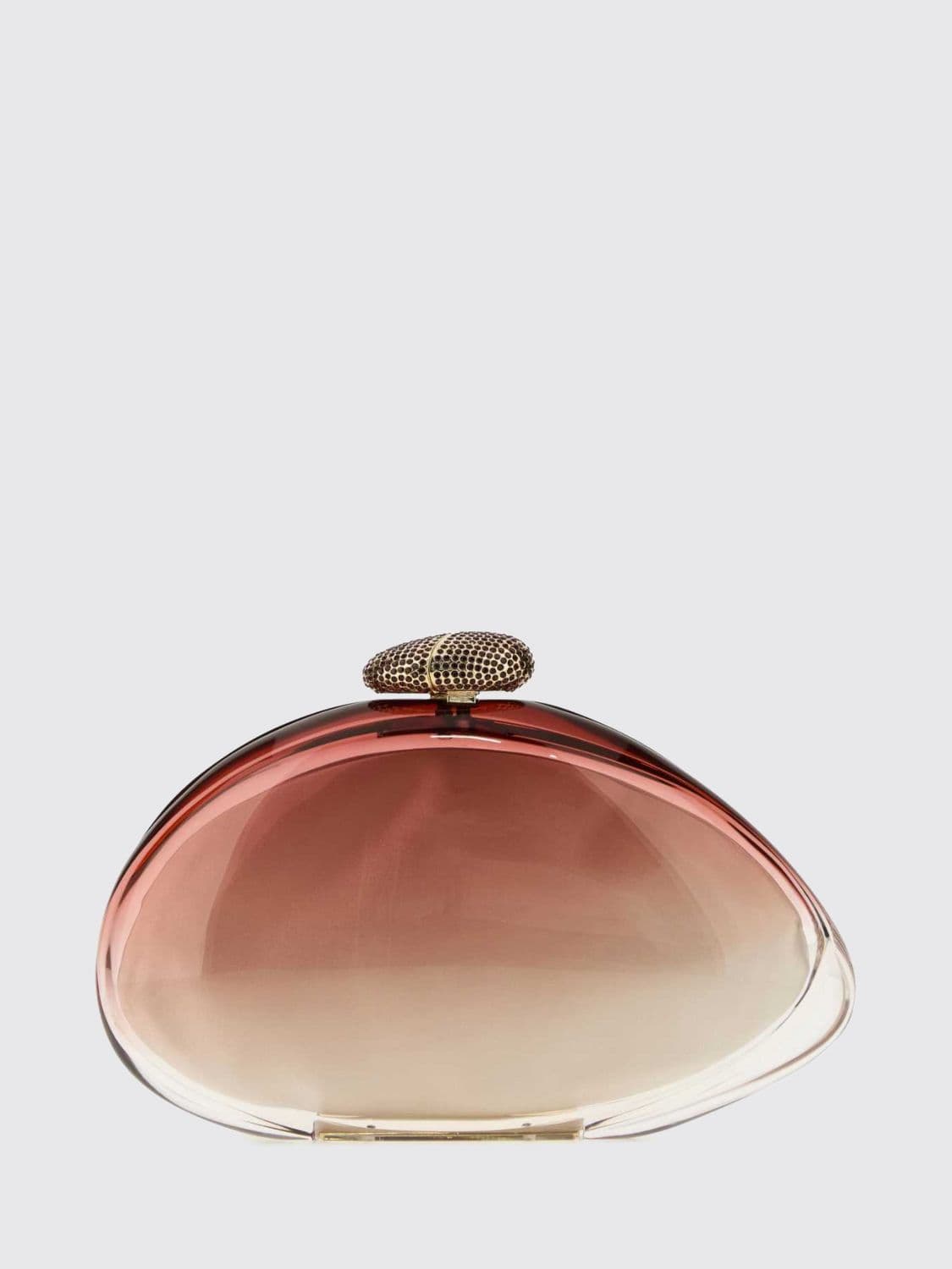 Benedetta Bruzziches Ariel Pink Methacrylate Asymmetrical Clutch