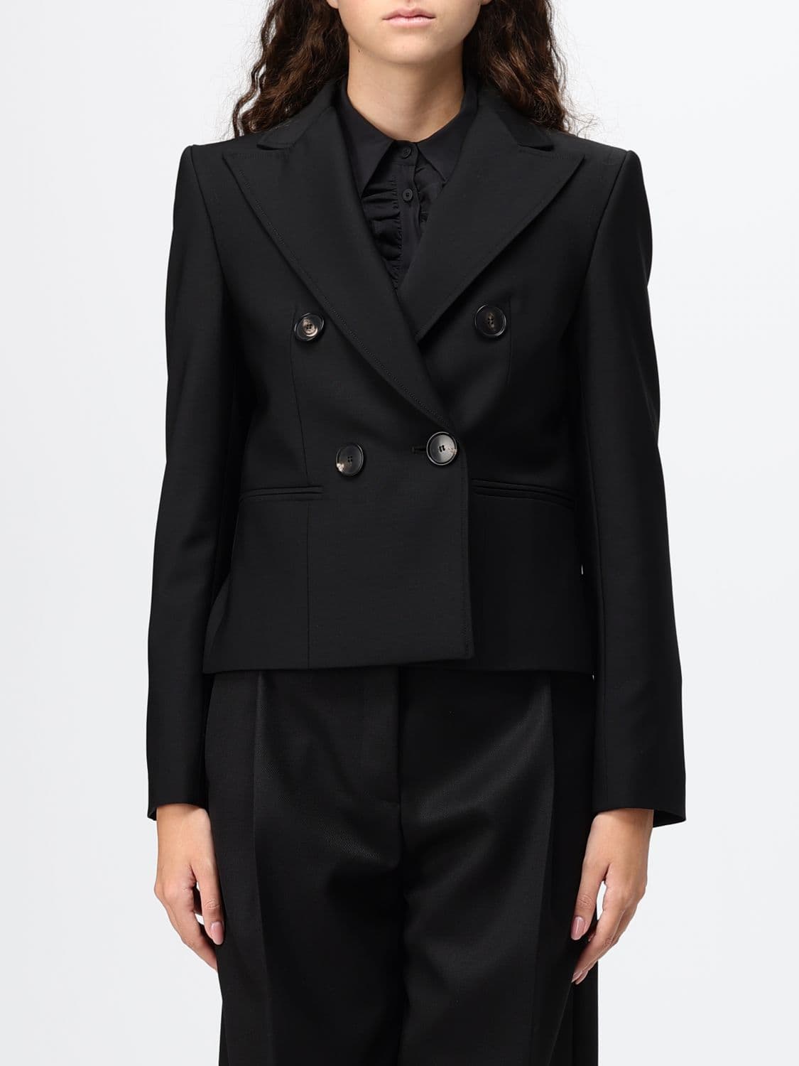 Tela Jacket Woman color Black