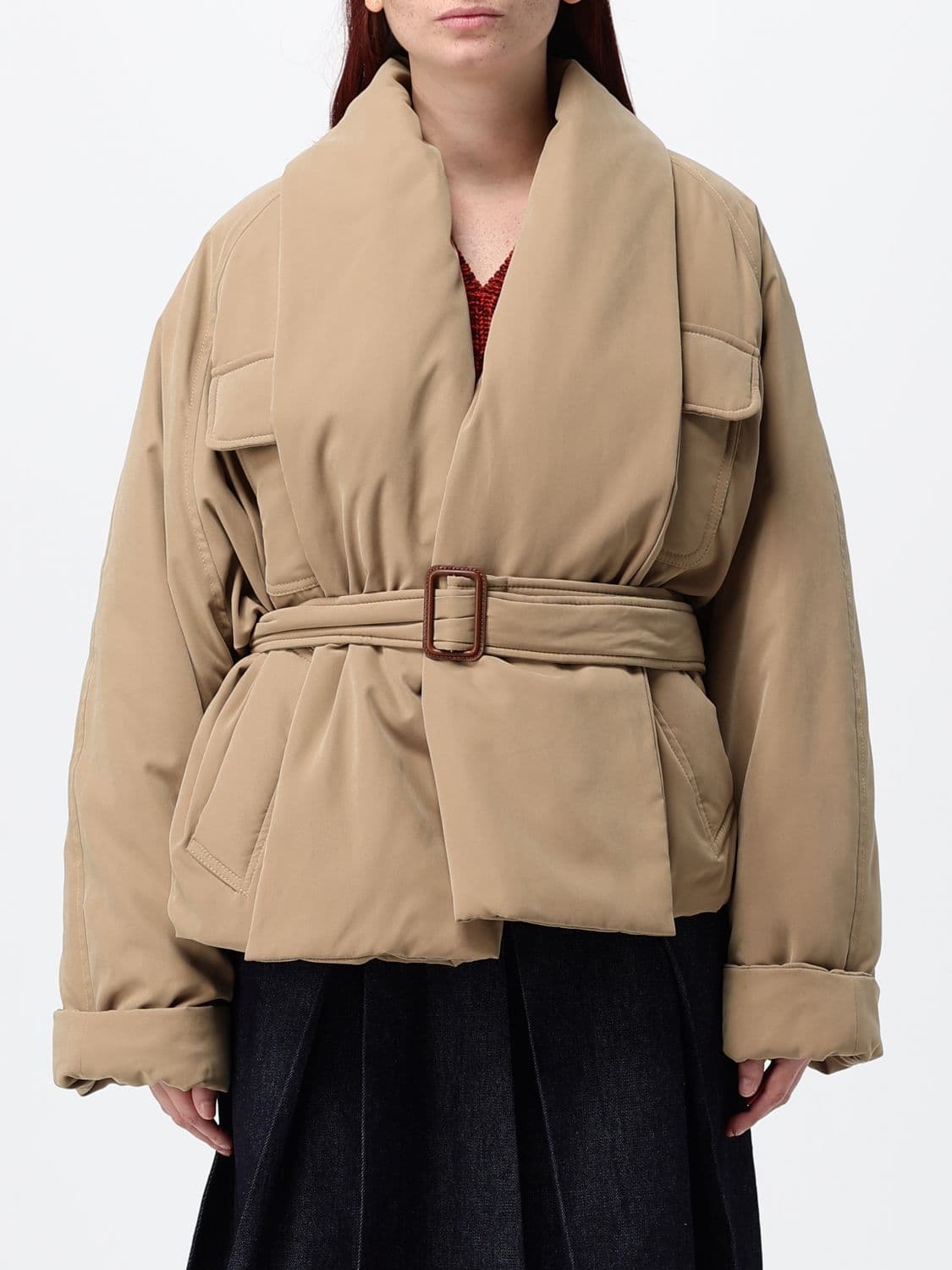 Tela Jacket Woman color Beige