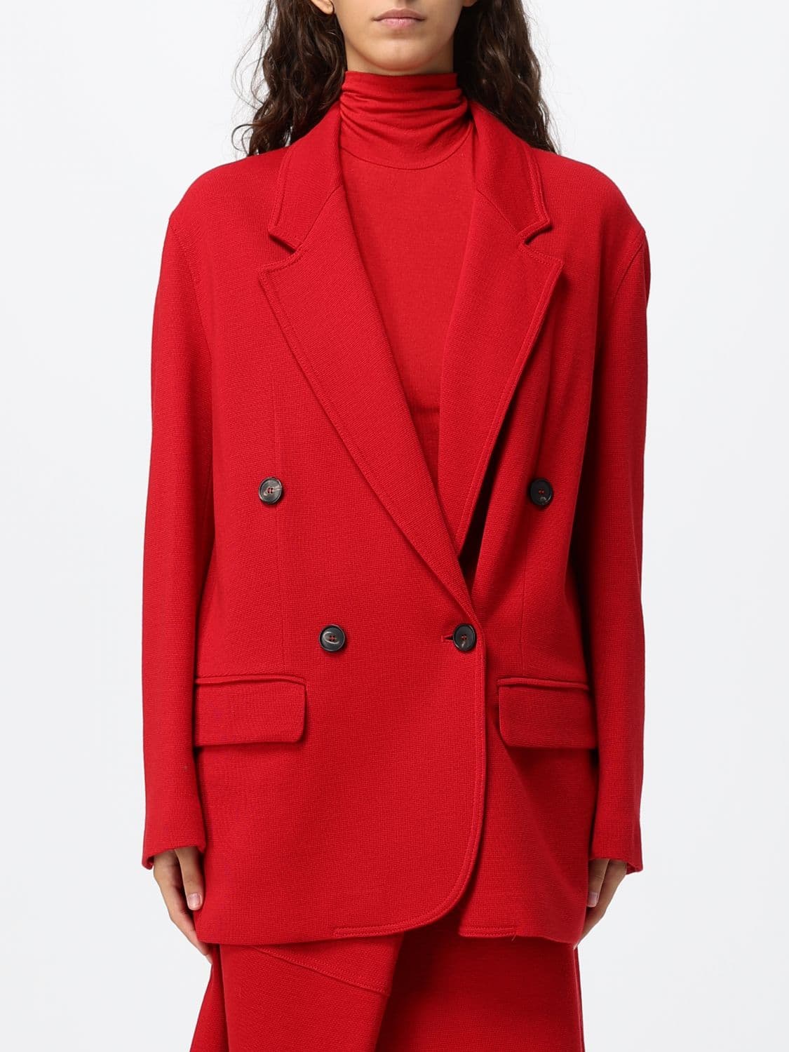 Tela Jacket Woman color Red