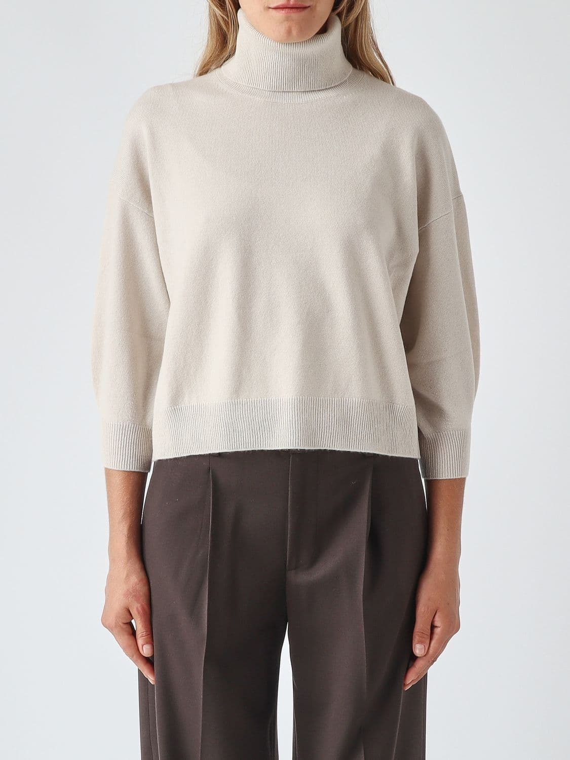 Mm Max Mara Sweater Woman color Mastic
