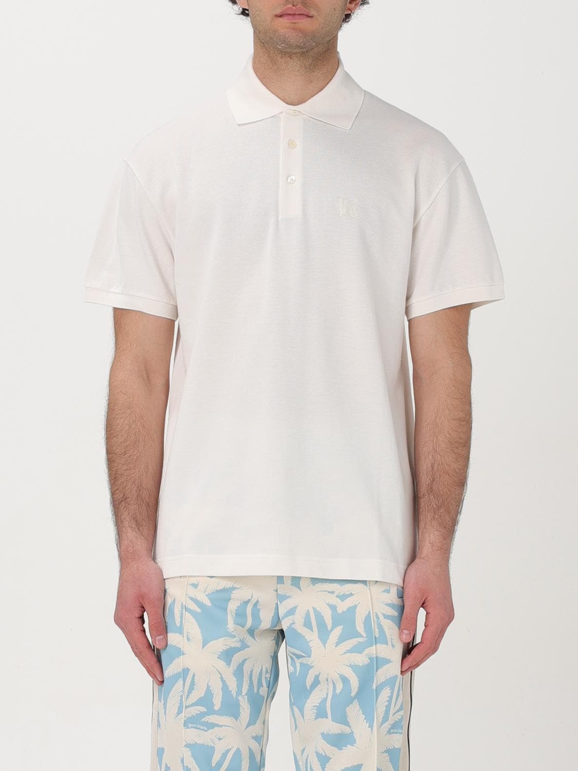 Palm Angels Polo Shirt Men color White