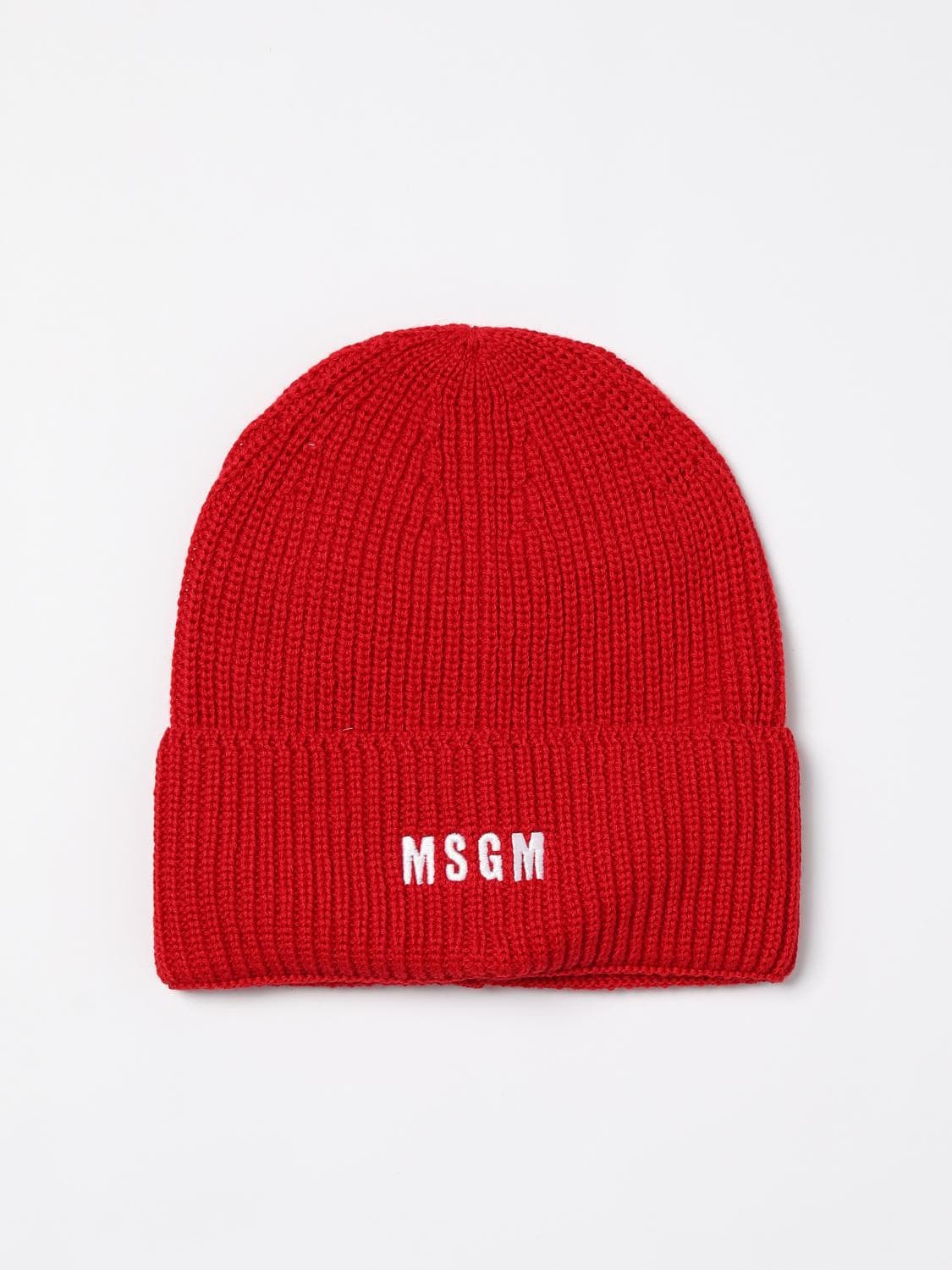 Msgm Hat Men color Red