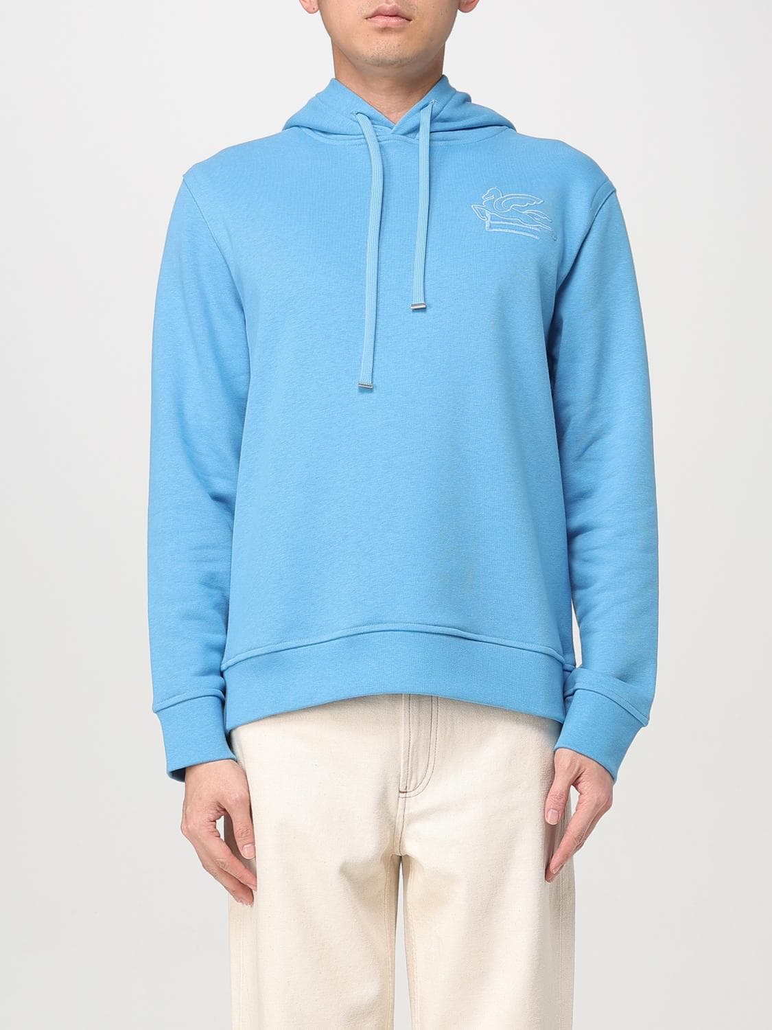 Etro Sweatshirt Men color Gnawed Blue