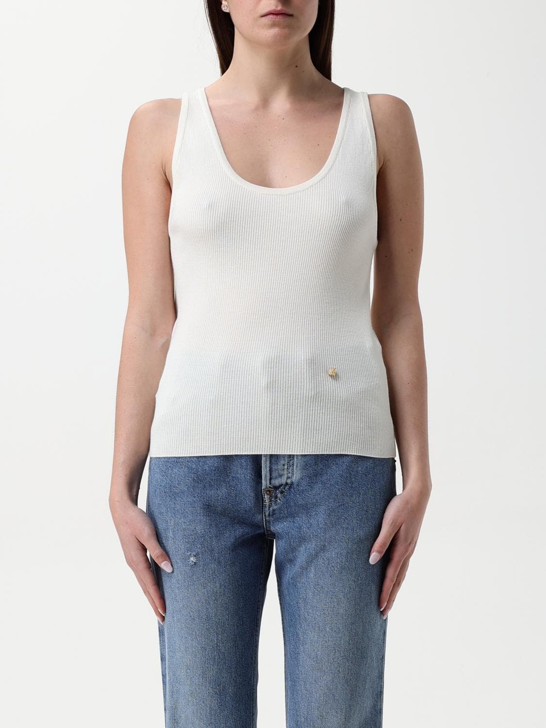 Moschino Couture Top Woman color White