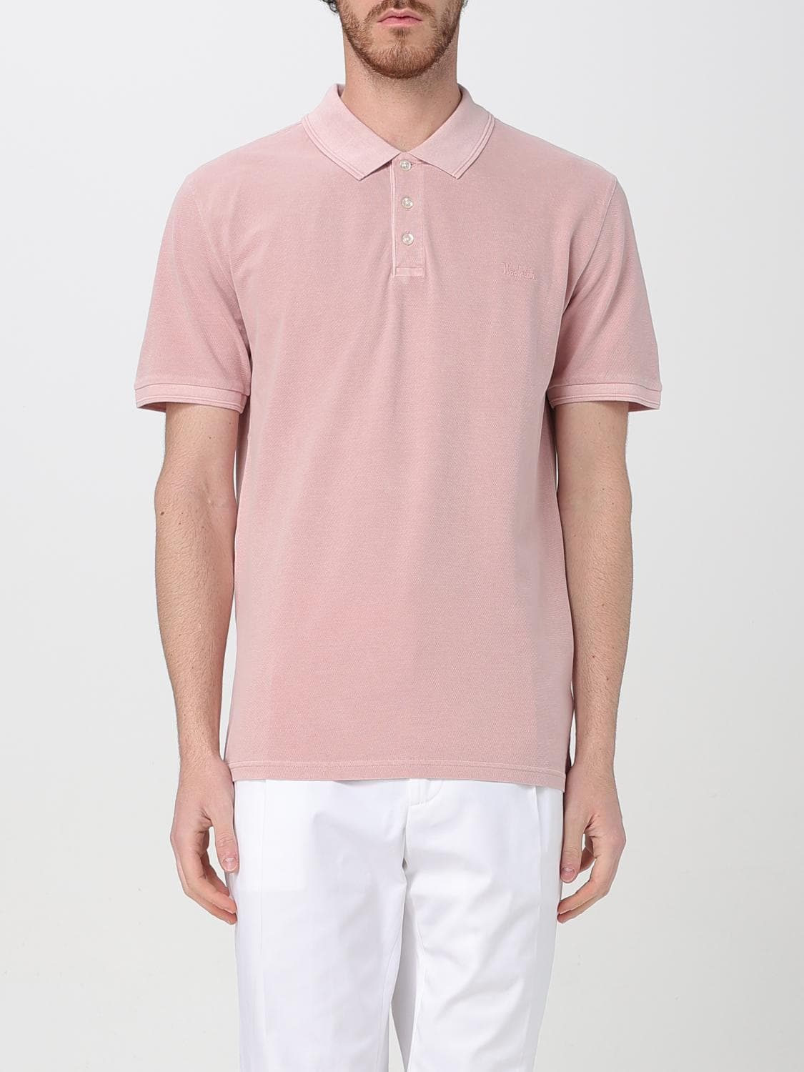 Woolrich Polo Shirt Men color Pink