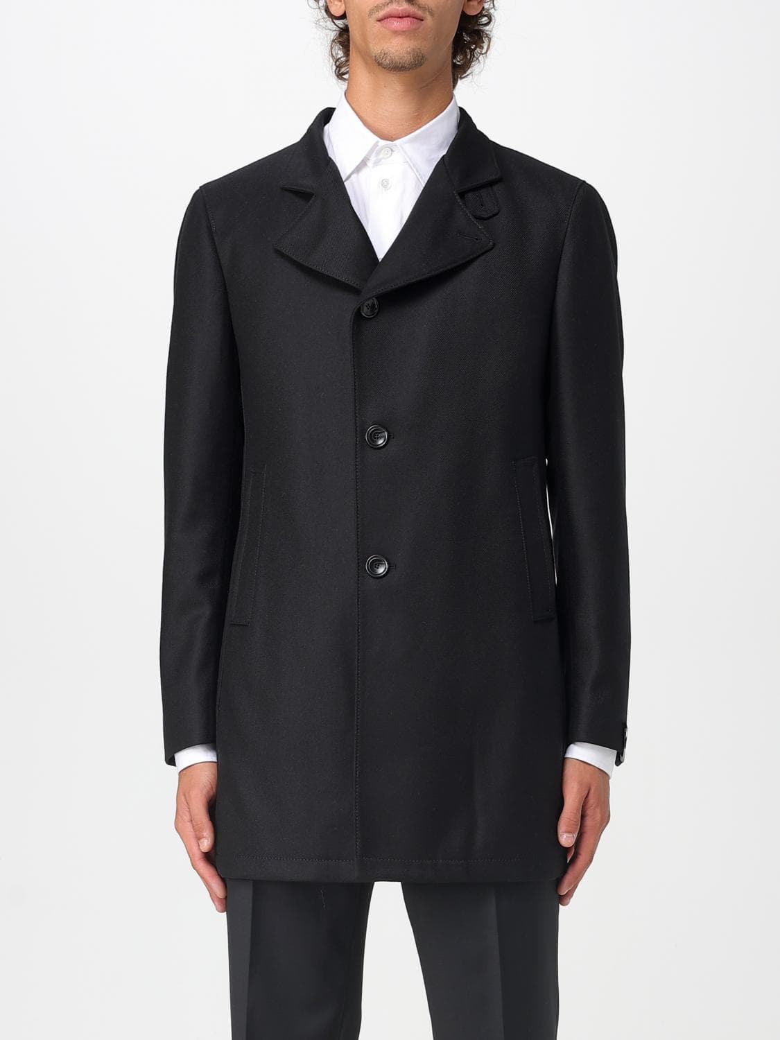 Tagliatore Coat Men color Black · 52