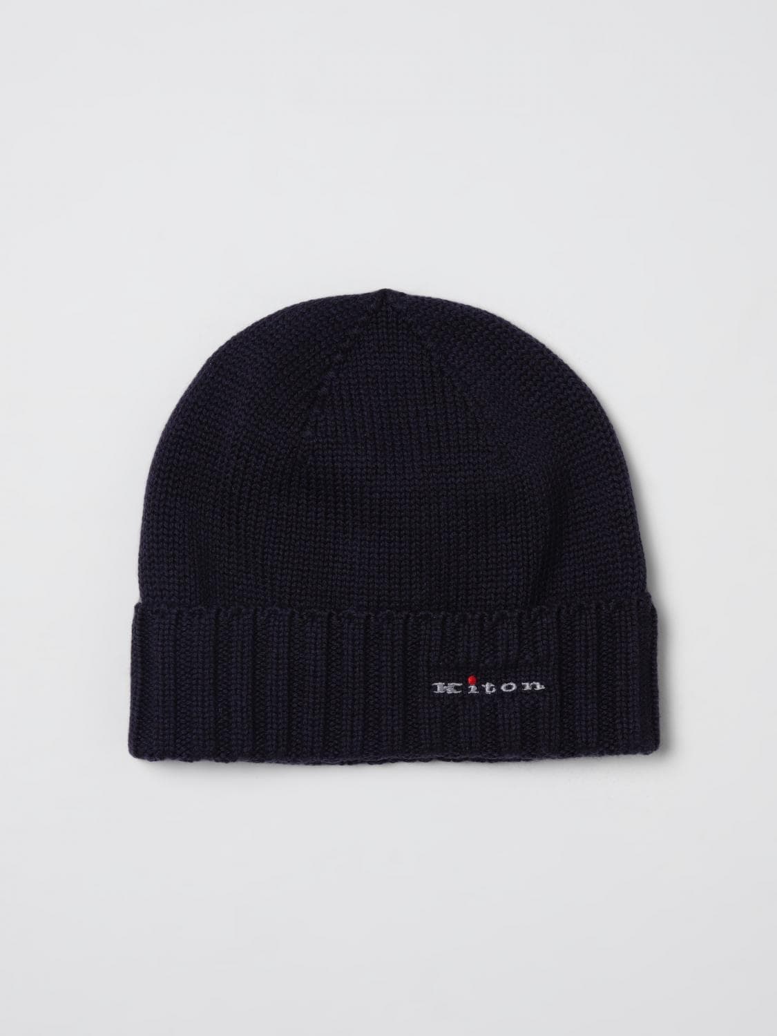 Kiton Hat Men color Blue