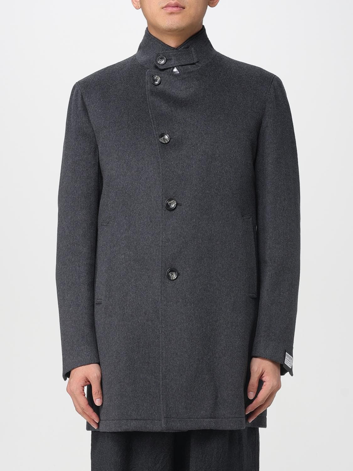 Tagliatore Coat Men color Charcoal