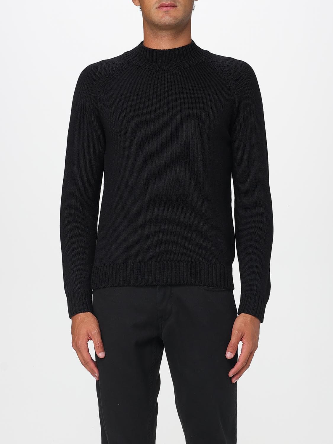 Zanone Sweater Men color Black