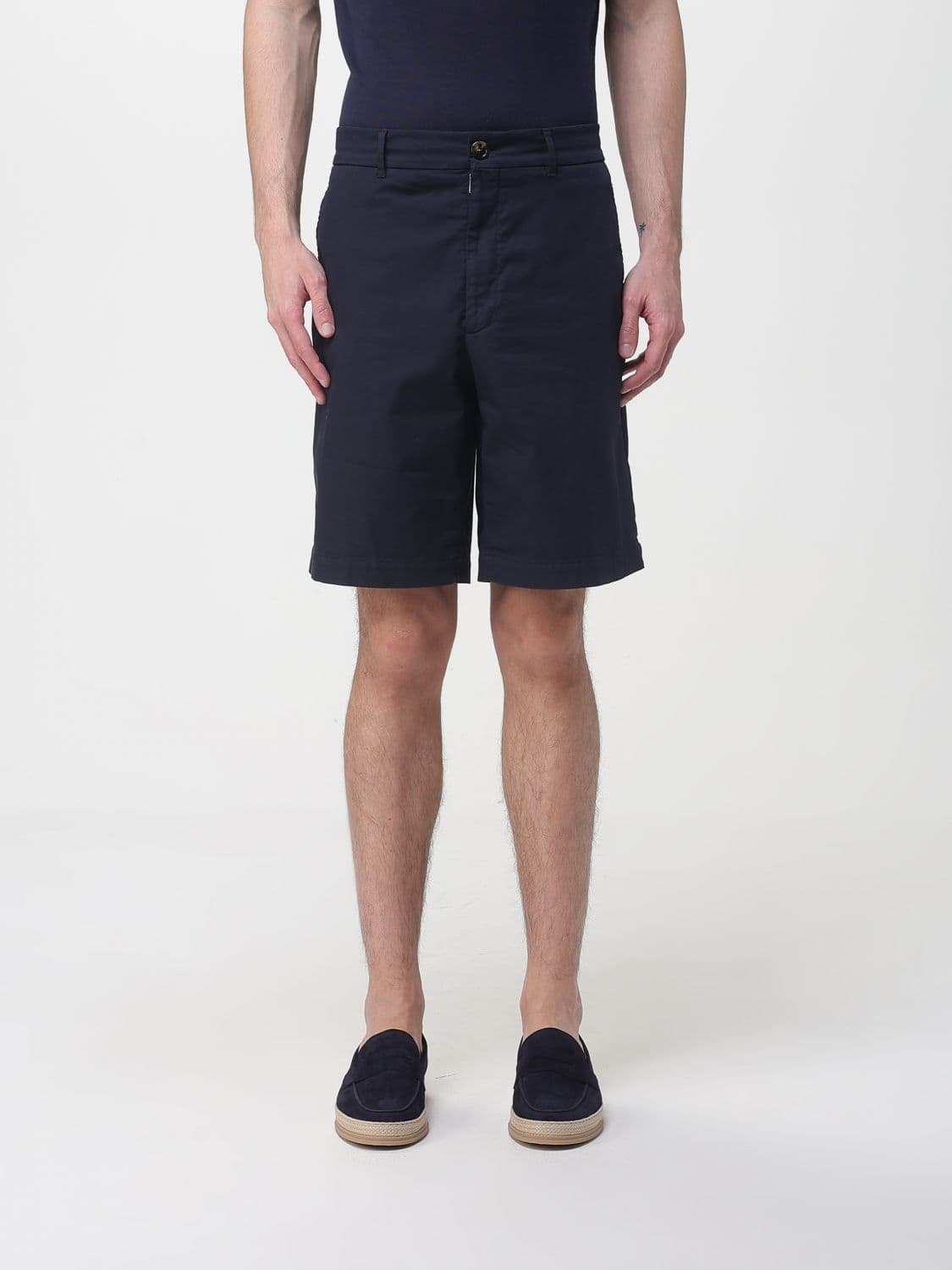 Brunello Cucinelli Shorts Men color Blue