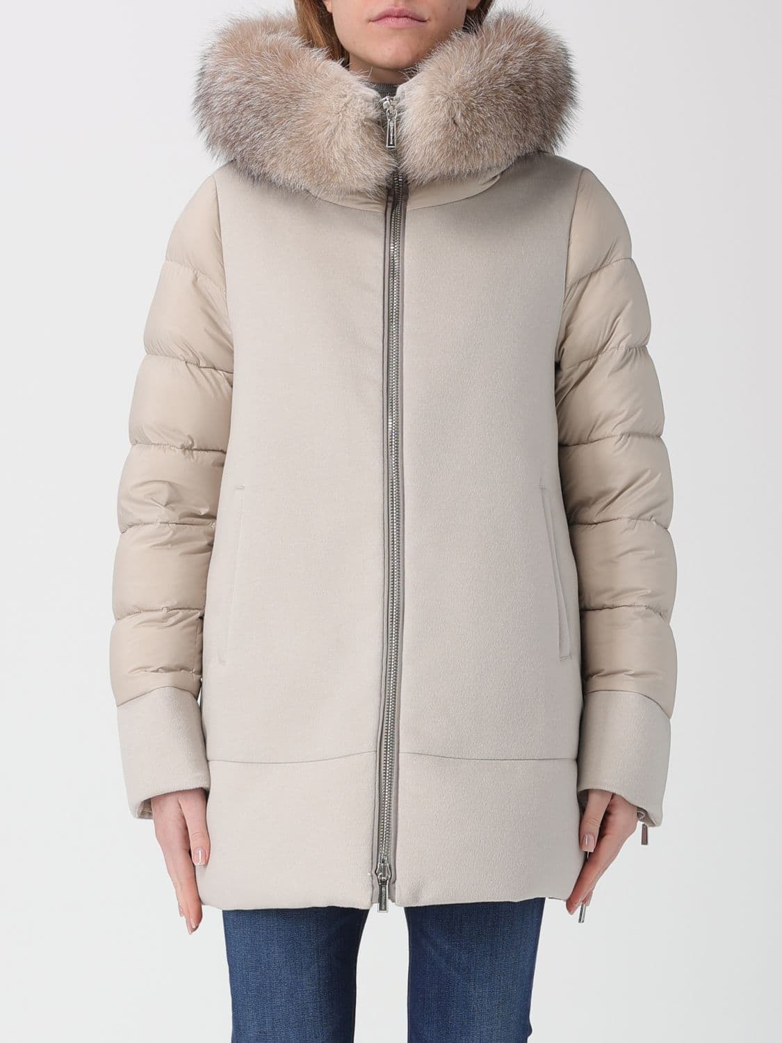 Moorer Jacket Woman color White
