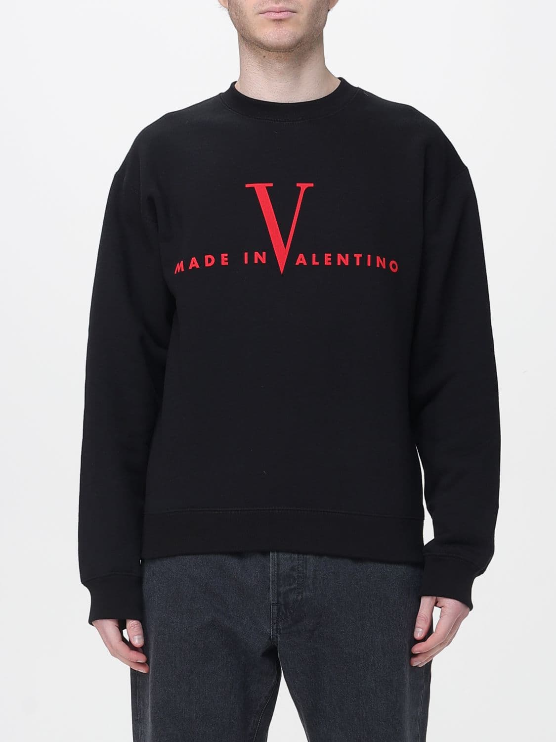 Valentino Sweatshirt Men color Black