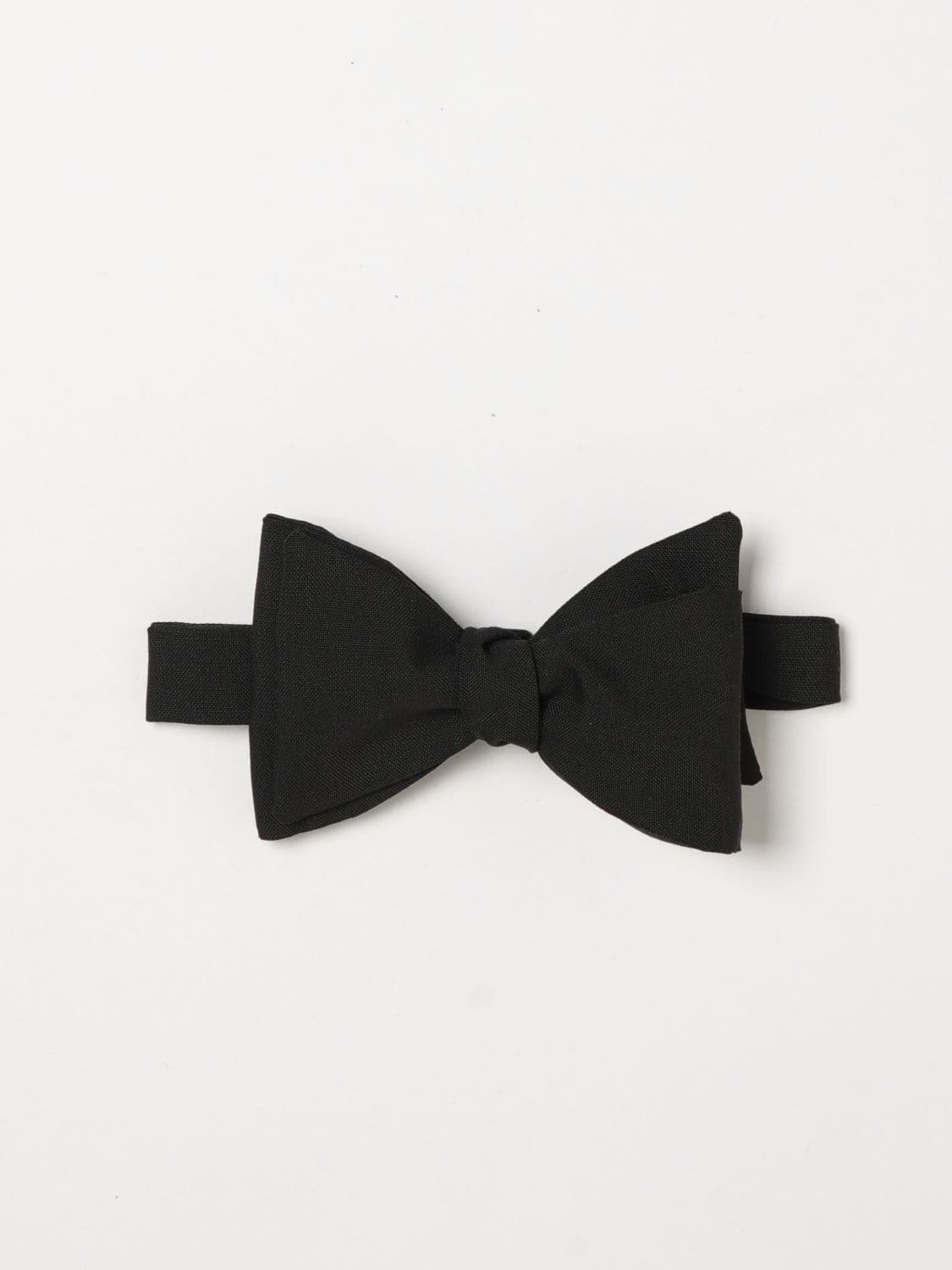 Lardini Shaved Mohair Wool Bow Tie · OS