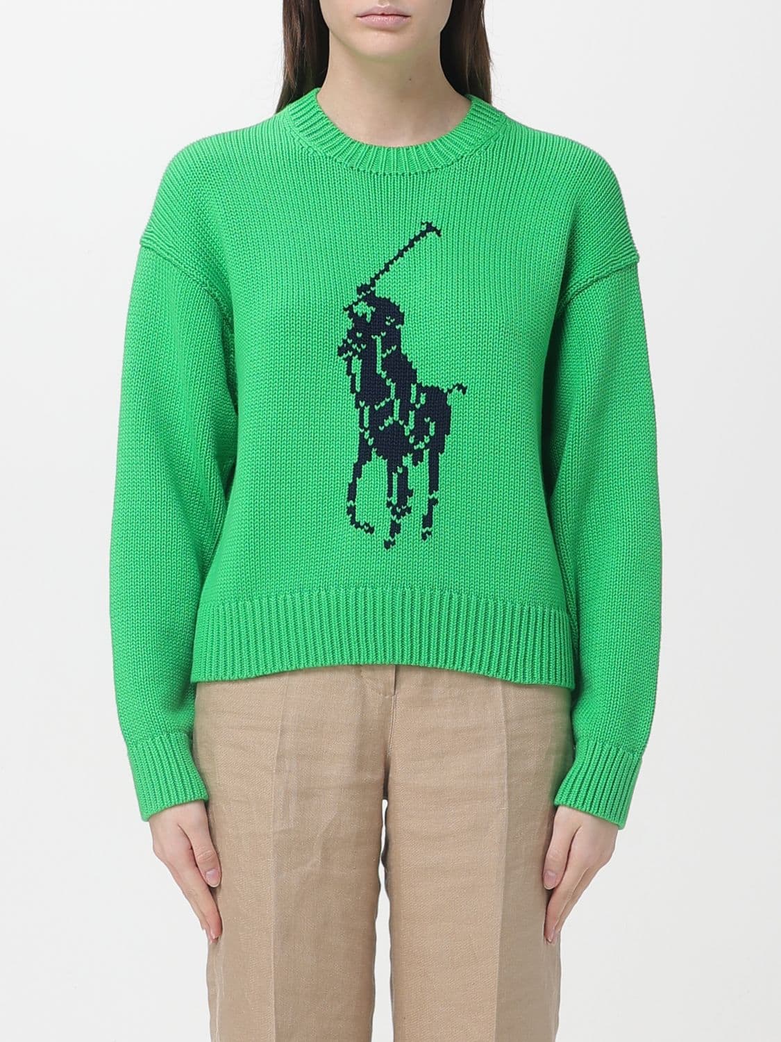 Polo Ralph Lauren Cotton Knit with Logo · XS