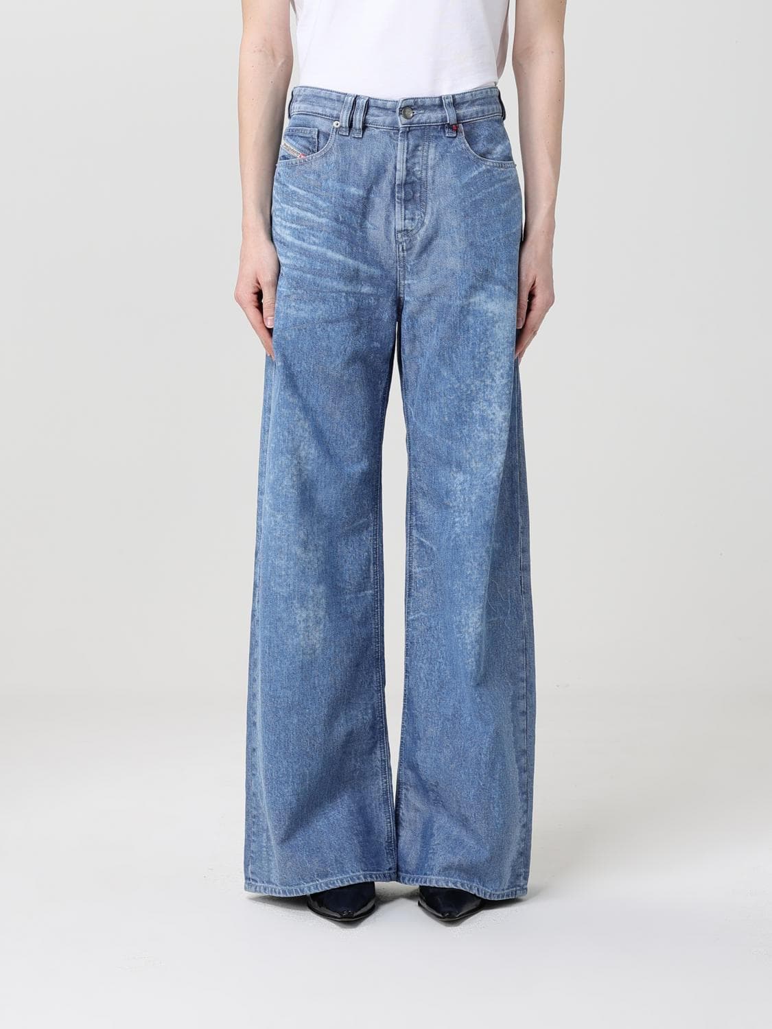 Diesel D-Sire Palazzo Jeans in Denim