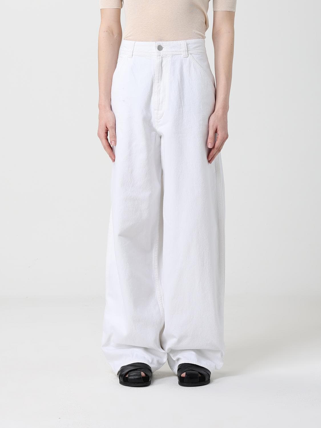 Lemaire Wide Leg Denim Jeans