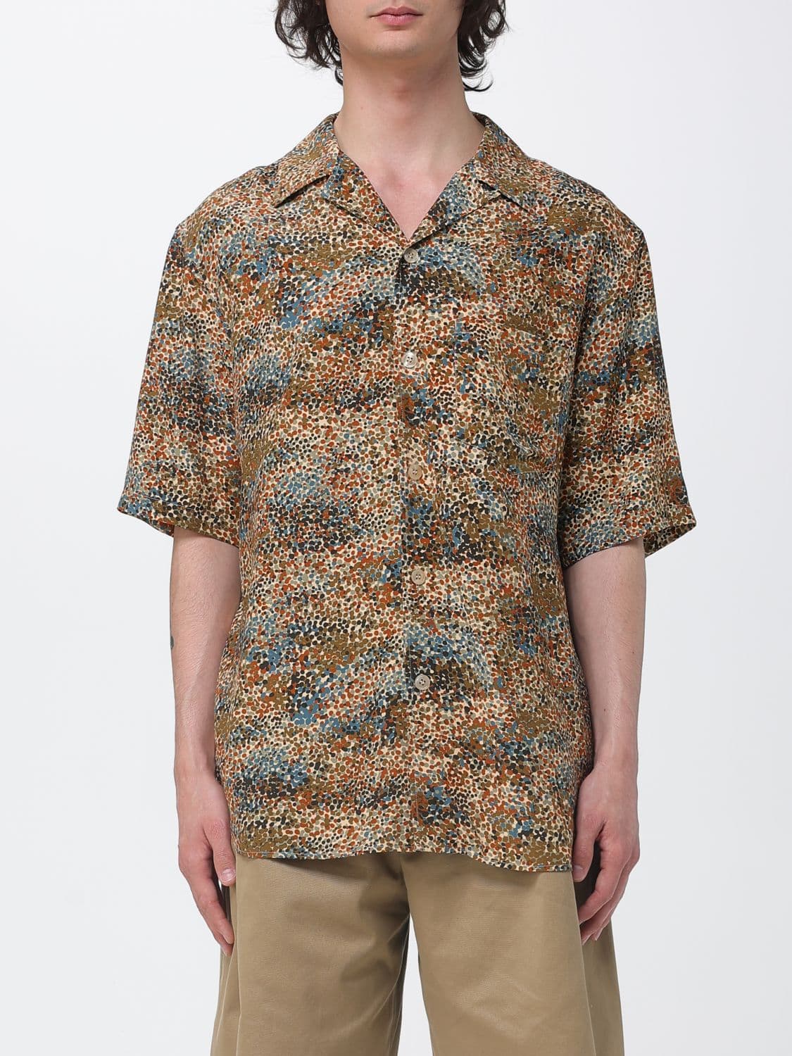 Saint Laurent Printed Viscose Shirt