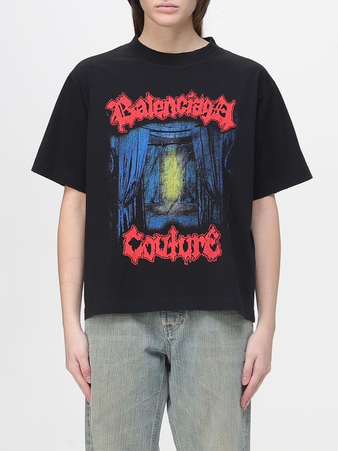Balenciaga Printed Cotton T-shirts