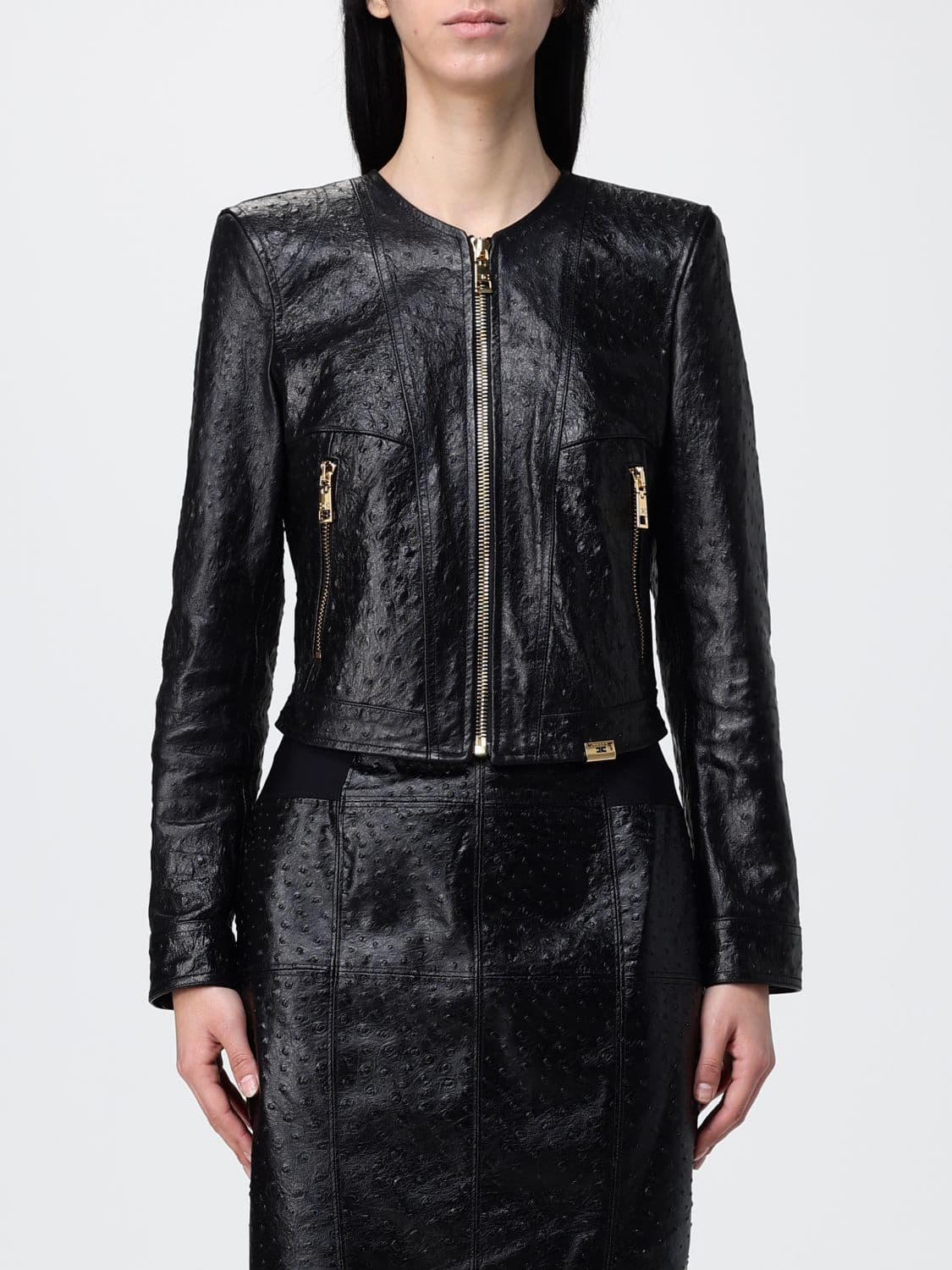 Elisabetta Franchi Leather Jacket