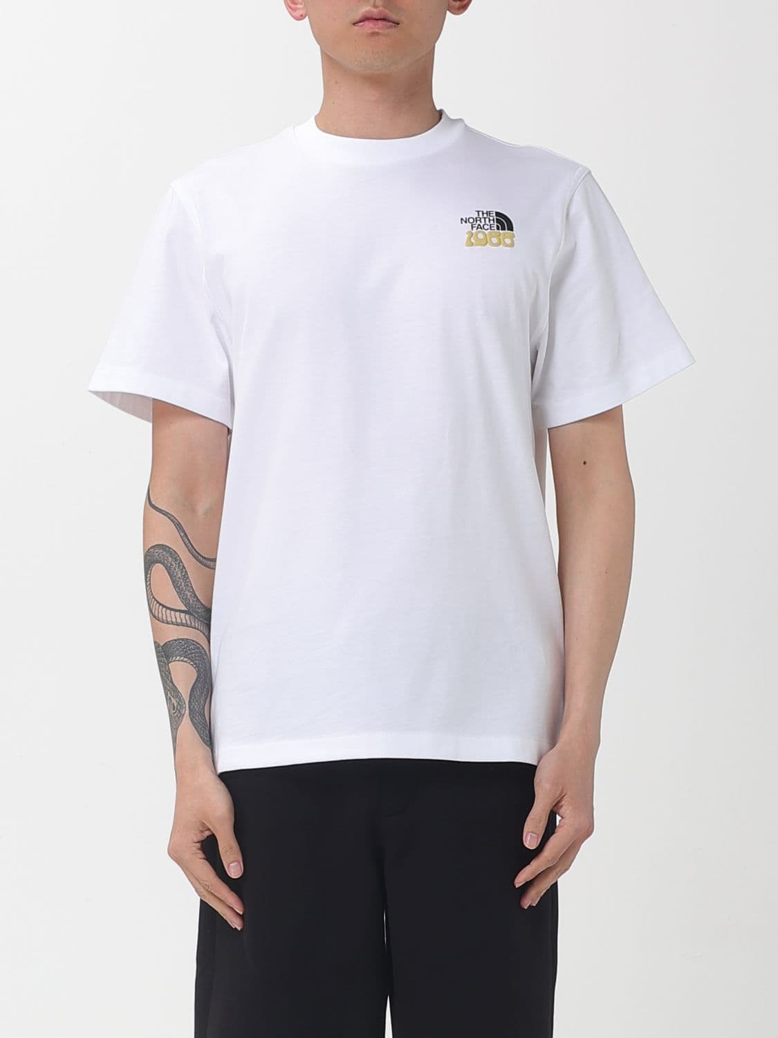 The North Face Crew-neck T-shirt in Cotton with Logo Print